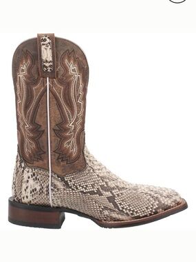 Men's Dan Post Brutus Brown Exotic Python Western Boot